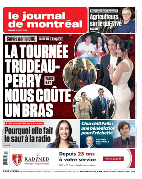 Cover of Le Journal de Montreal