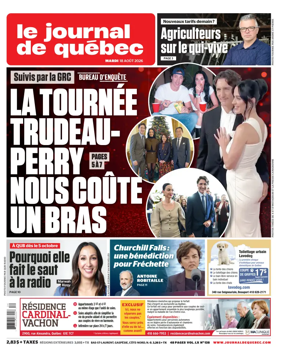Cover of Le Journal de Quebec
