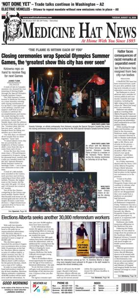 Cover of Medicine Hat News