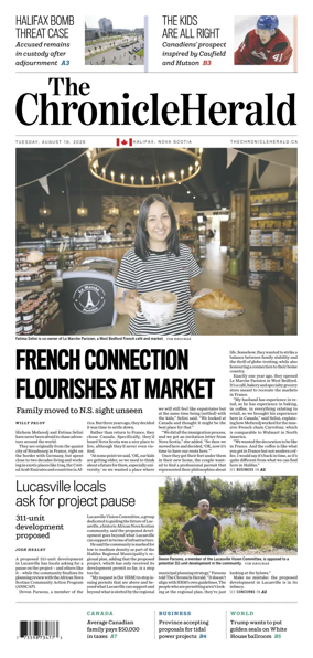 Cover of The Chronicle Herald (Metro)
