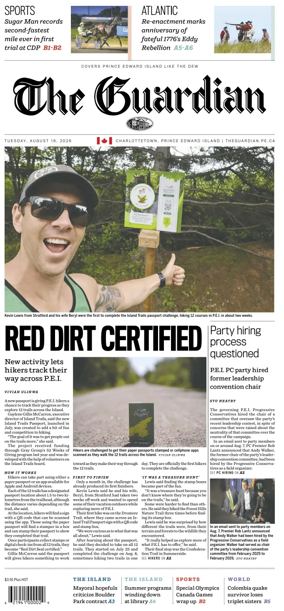 Cover of The Guardian (Charlottetown)