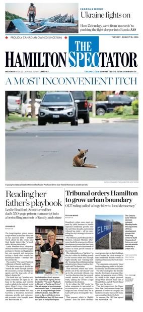 Cover of The Hamilton Spectator