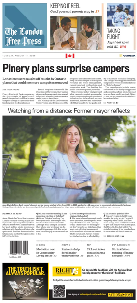 Cover of The London Free Press