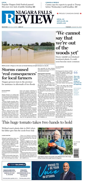 Cover of The Niagara Falls Review