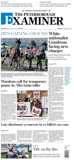 Cover of The Peterborough Examiner