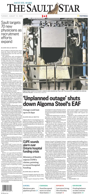 Cover of The Sault Star