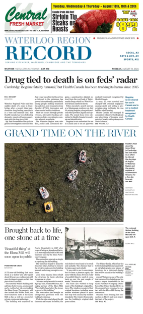 Cover of Waterloo Region Record