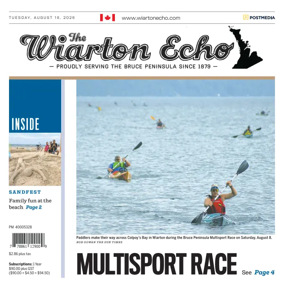 Cover of Wiarton Echo