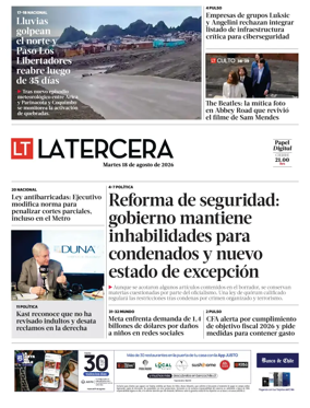 Cover of La Tercera
