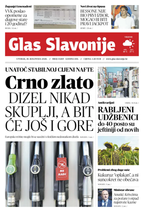 Cover of Glas Slavonije