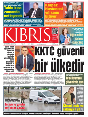 Cover of Kibris Gazetesi