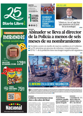 Cover of Diario Libre (Republica Dominicana)