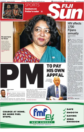 Cover of Fiji Sun