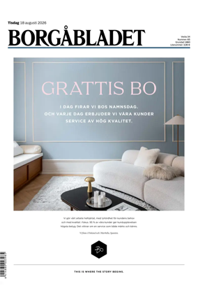 Cover of Borgabladet