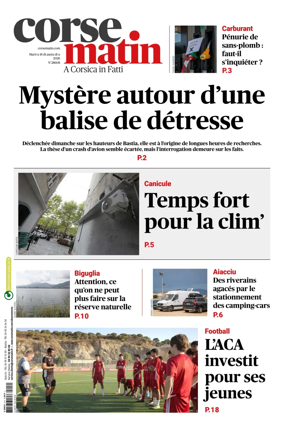 Cover of Corse Matin