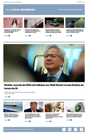 Cover of Euronews Business (Portuguese)