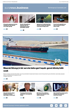 Cover of Euronews Business (Turkish) Compiled Editions