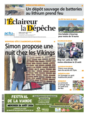 Cover of l'Eclaireur la Depeche