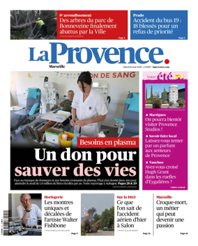 Cover of La Provence Marseille
