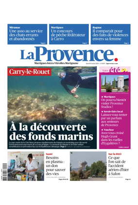 Cover of La Provence Martigues-Istres-Vitrolles-Marignane