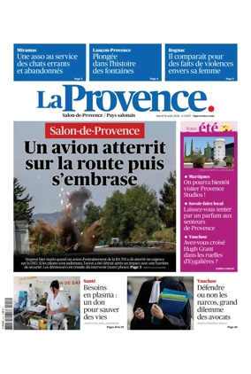 Cover of La Provence Salon-de-Provence / Pays salonais