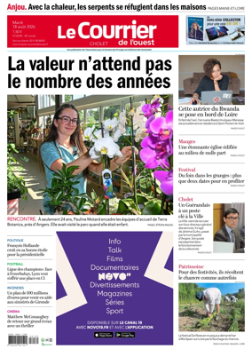 Cover of Le Courrier de l’Ouest (Cholet)