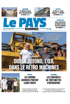 Cover of Le Pays Roannais (Roanne)