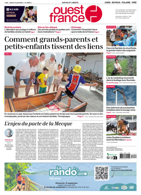 Cover of Ouest France (Caen - Bayeux - Falaise - Vire)