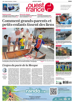 Cover of Ouest France (Dinan)