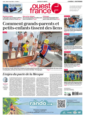 Cover of Ouest France (Loudeac / Rostrenen)