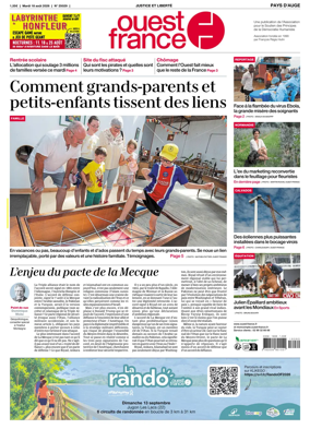 Cover of Ouest France (Pays d'Auge)