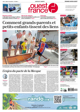 Cover of Ouest-France (Rennes Nord-Ouest)