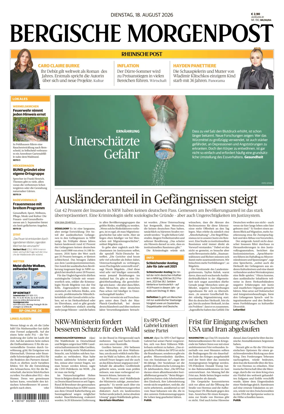 Cover of Bergische Morgenpost Wermelskirchen/Huckeswagen/Radevormwald