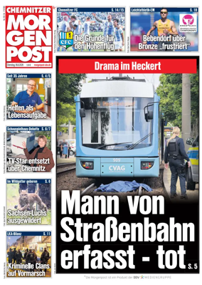Cover of Chemnitzer Morgenpost
