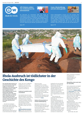 Cover of Deutsche Welle (German edition)