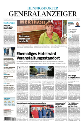Cover of Hennigsdorfer Generalanzeiger