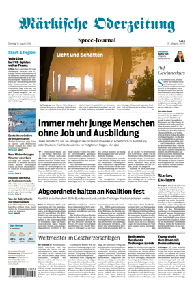 Cover of Markische Oderzeitung Spree-Journal