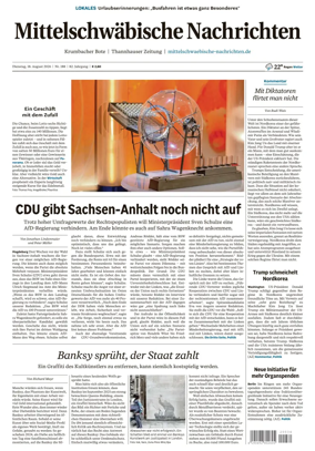 Cover of Mittelschwaebische Nachrichten