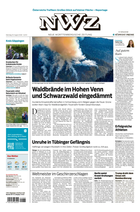 Cover of NWZ – Neue Wurttembergische Zeitung