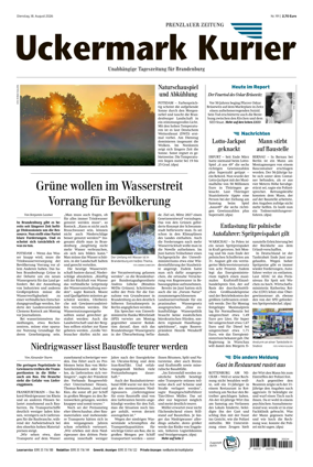 Cover of Prenzlauer Zeitung