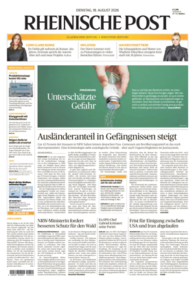Cover of Rheinische Post - Monchengladbach and Korschenbroich