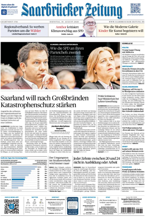 Cover of Saarbruecker Zeitung
