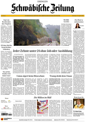 Cover of Schwabische Zeitung (Ehingen)