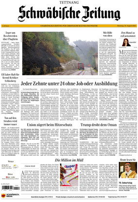 Cover of Schwabische Zeitung (Tettnang)