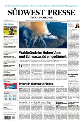 Cover of SUDWEST PRESSE - Neckar-Chronik