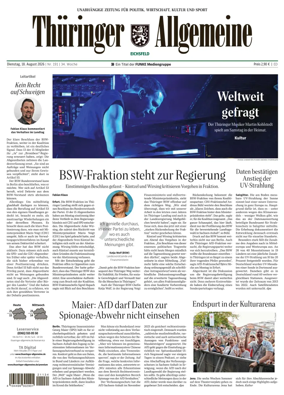Cover of Thuringer Allgemeine (Eichsfeld)