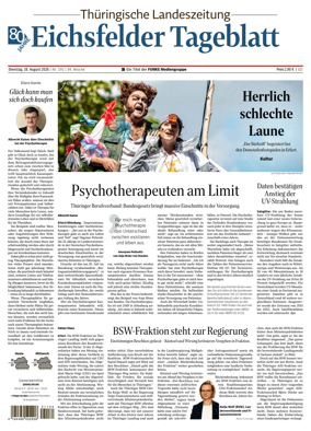 Cover of Thuringische Landeszeitung (Eichsfeld)
