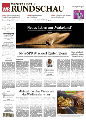 Cover of Westfalische Rundschau (Hagen Hohenlimburg)