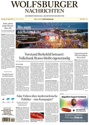 Cover of Wolfsburger Nachrichten (Wolfsburg-Gifhorn)