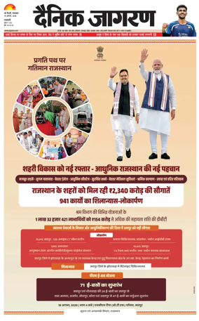 Cover of Dainik Jagran Delhi